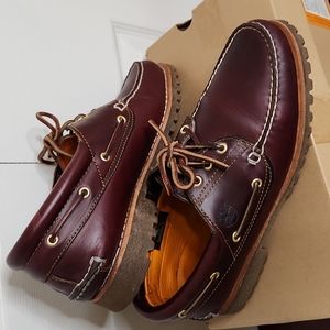 Men's Timberland Traditional Burgundy Moccasins